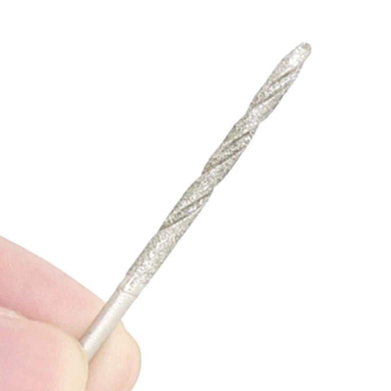 Brocas torção areia diamante, ferramenta perfuração multiuso para placa gesso brocas plástico, 10