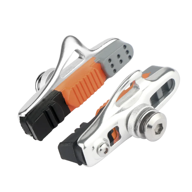 AliExpress DEEMOUNT Bicycle Pads W/ 55mm Rubber Brake Inserts for Road Bmx C/V-Brake Alloy Steel Rim Caliper All Weather Use Low Wear Braking Blocks