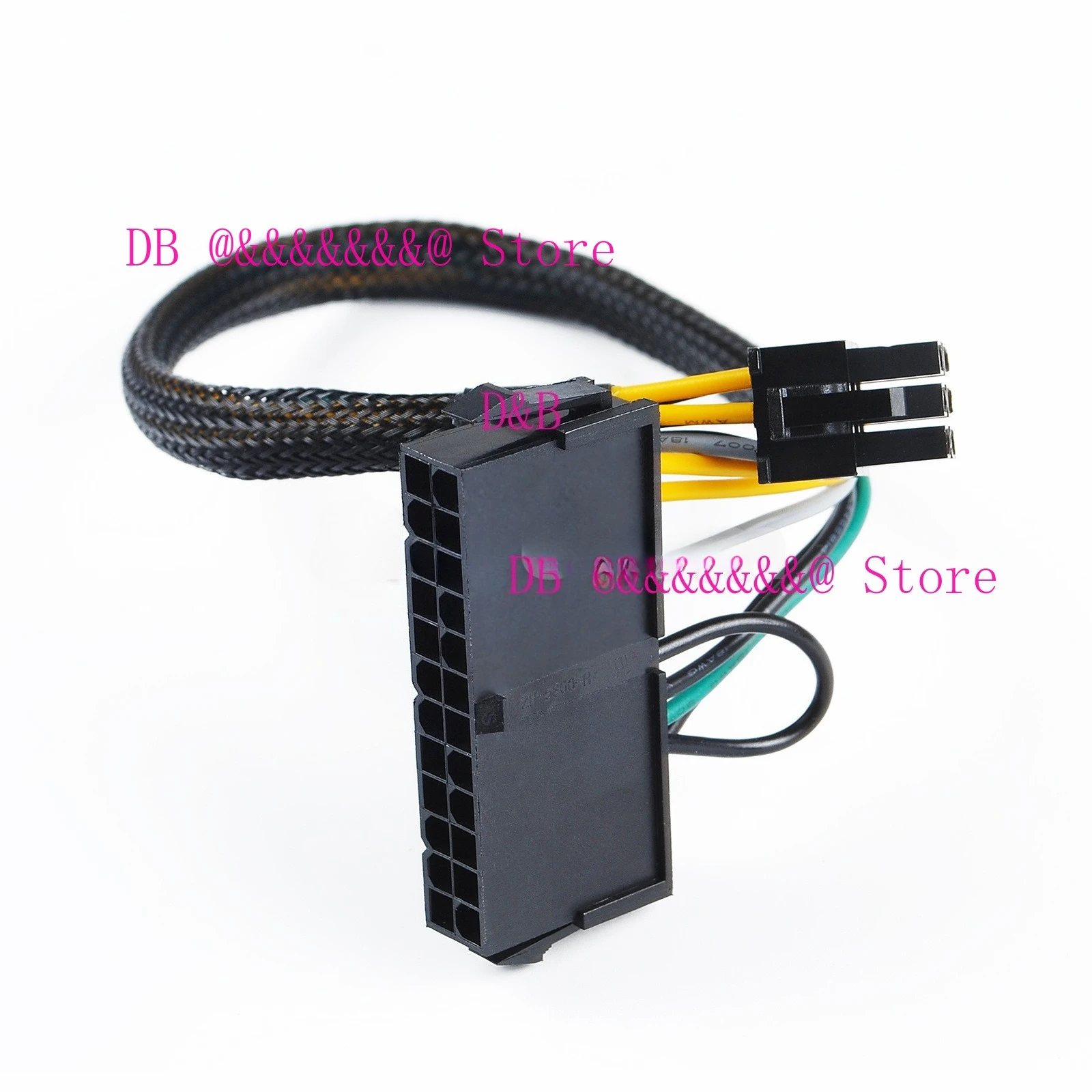 Cabo de Fonte de Alimentação ATX para Dell VOSTRO 3650 3653 3660 3667 3668 3669 3888 V3267, Adaptador de 24 pinos para 6 pinos