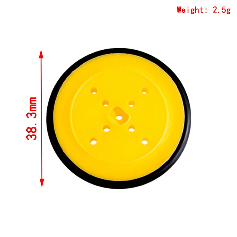New 4~10pcs 410 rubber wheels robot tires TT motor robot intelligent car platform car electronic design toys