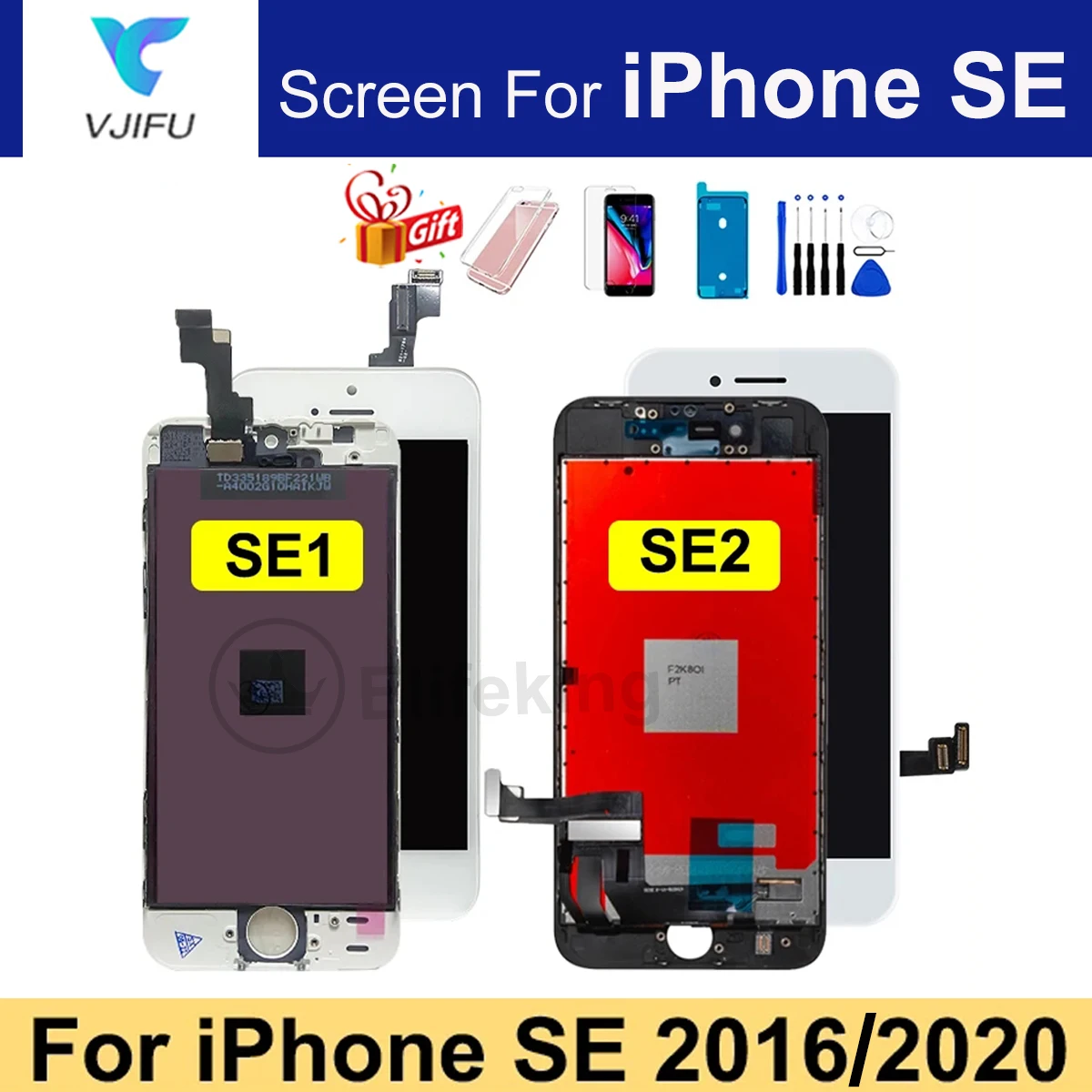 Screen For iPhone SE 2020 LCD SE2 Display Touch Screen For iPhone SE 2016 Display A1662 A1723 A1724 A2275 A2298 Replacement 34 sold23,435.223,435.2Extra 1% off with coins1000 over 19,130.77VJIFU Repai