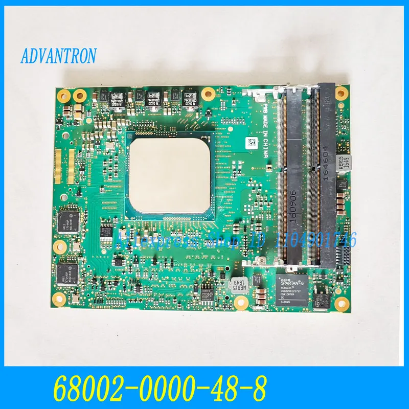 

Подходит для встроенной материнской платы промышленного управления 68002-0000-48-8 REV 0101. 100% гарантия испытаний.