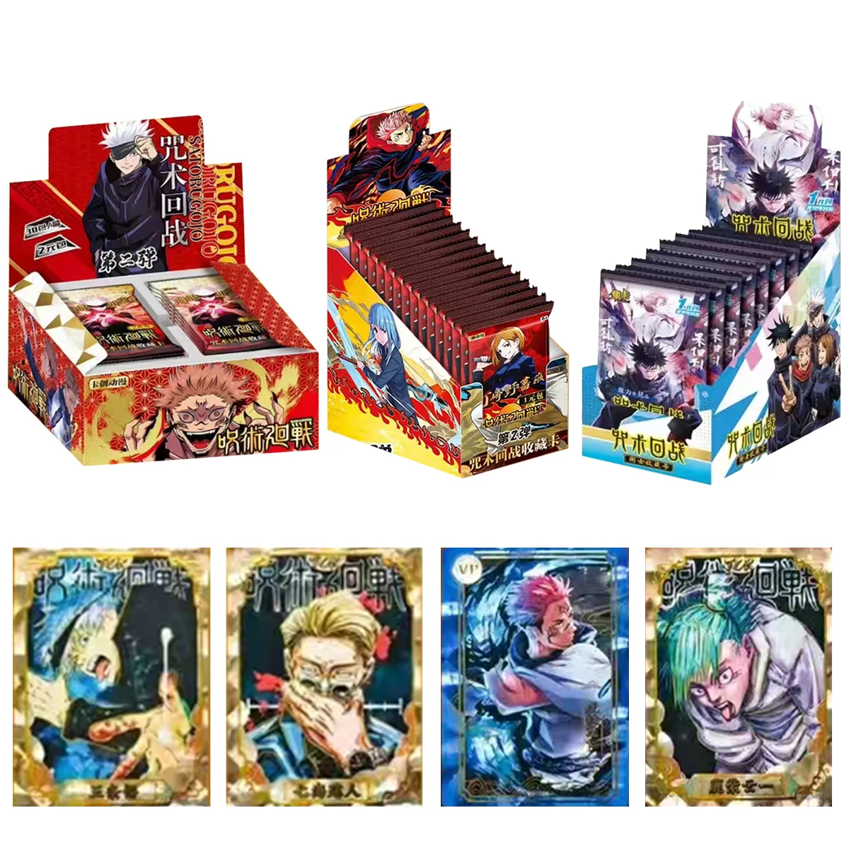 New Collection Cards Jujutsu Kaisen Cards Wholesale All Set Anime Character Rare SSR Card Deluxe Edition Card Board Game Toys