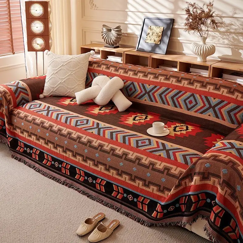 Sofa Slipcover Cover Full Wrap One Piece Cover Cloth Four Seasons Universal Sofa Pad Rental Room