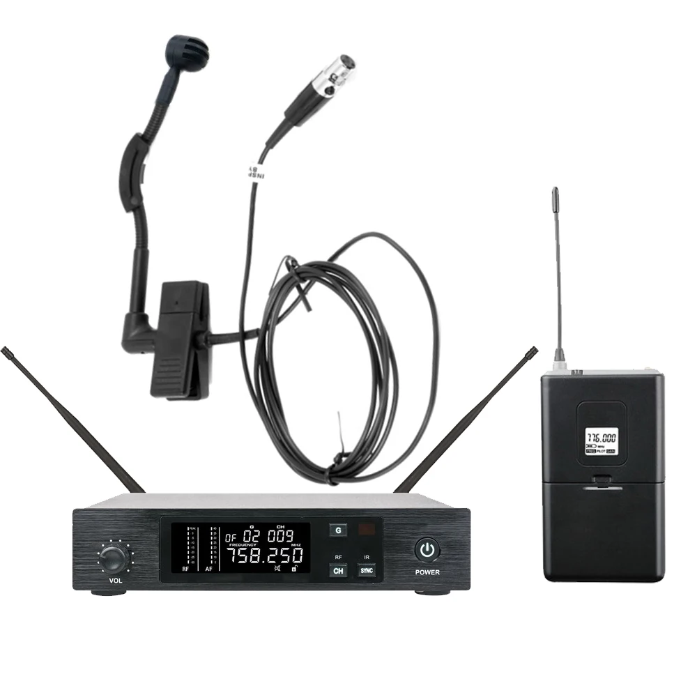 

MICWL QLXD Beta98 Instrument UHF Stage Performance Wireless Cardioid musical instrument Microphone System