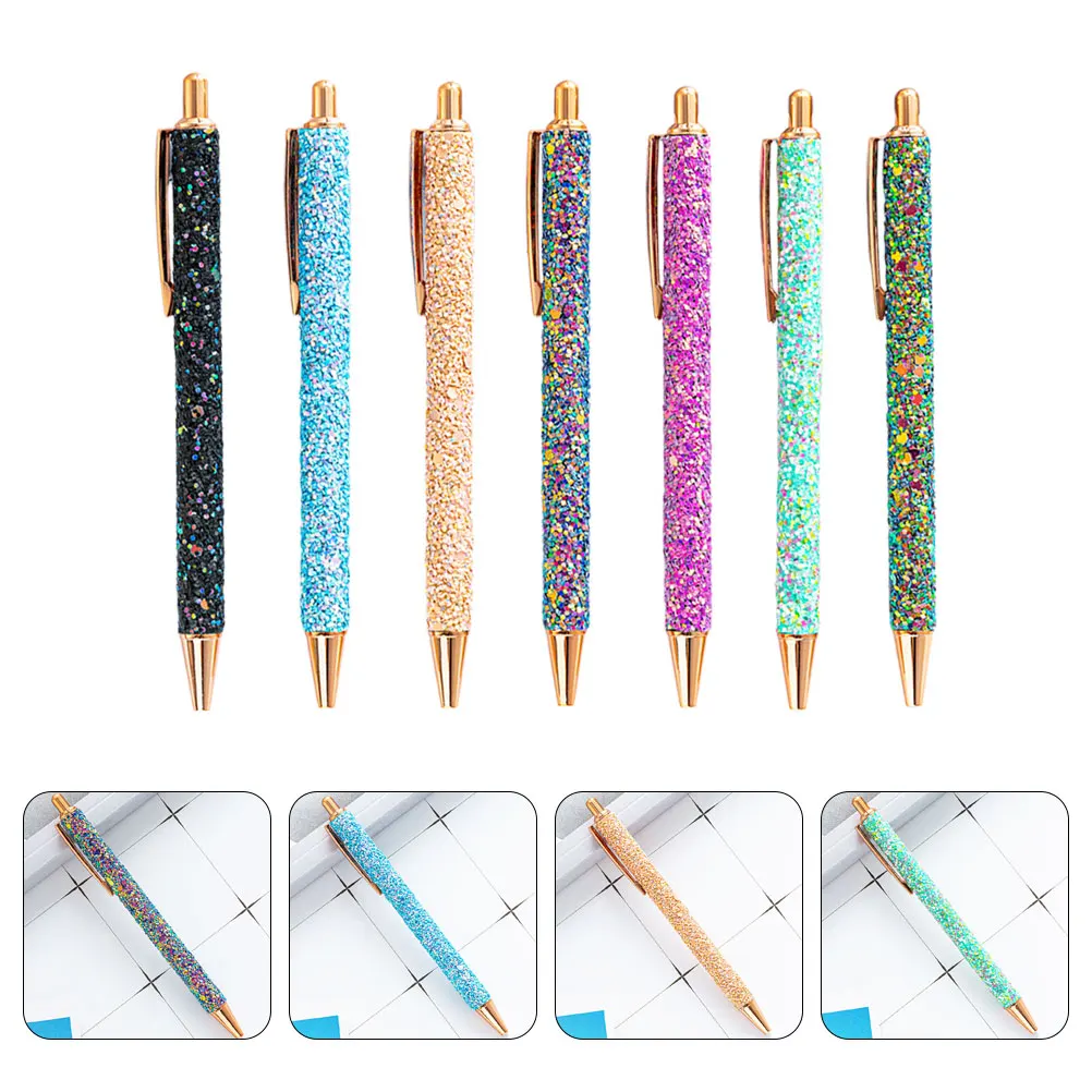 

7 Pcs Multi Use Pen School Supplies Multicoloured Ballpoint Pens Bulk Multifunction