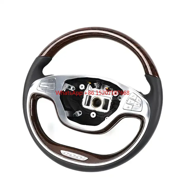 

best steering wheel for Mercedes benz 14-17 W222 S300 S320 S400 S500 S600 Modified Peach wood steering wheel