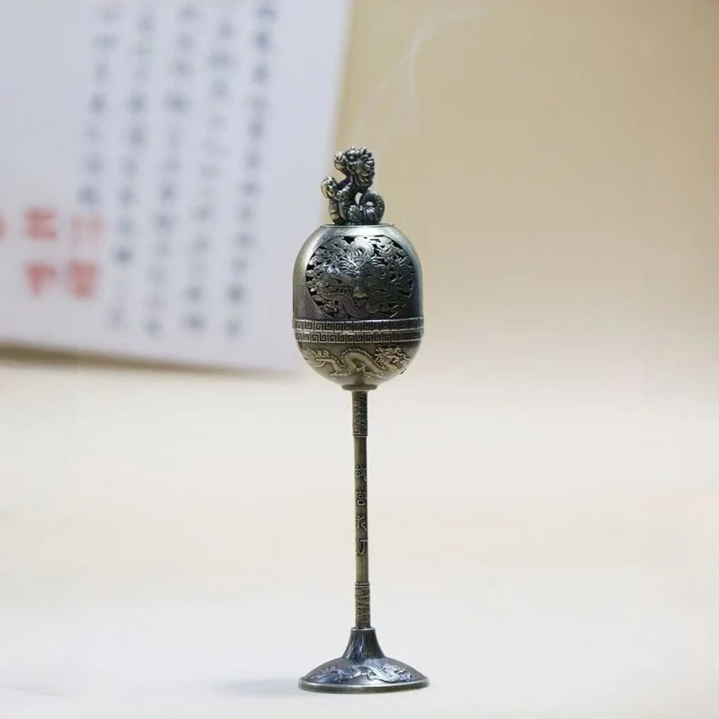 Imperial Palace Lantern of Mythical Beast - Exquisite Incense Burner & Ornamental Home Decor Art Piece