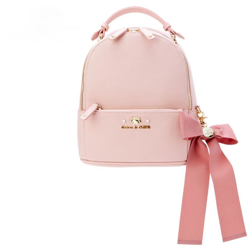 

Kawaii Sanrio Hellokitty Mymelody Kuromi Cinnamoroll Backpack Cute Cat Cartoon Backpack Casual Cute Daily Travel Bag