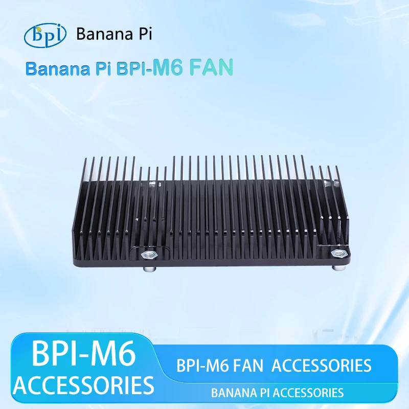 

Алюминиевый радиатор с вентилятором для Banana Pi BPI-M6, пассивное охлаждение, термопаста, аксессуар для одноплатного компьютера BPI-M6 SBC