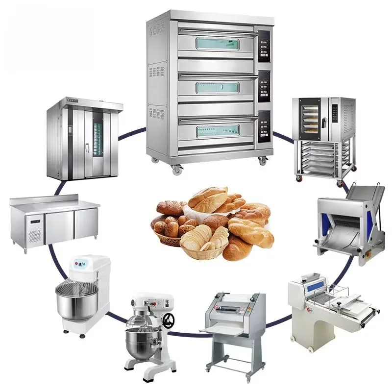 Bread Baking Equipment Oven and Mixer Bakery Equipment One Stop Solution Export Customized
