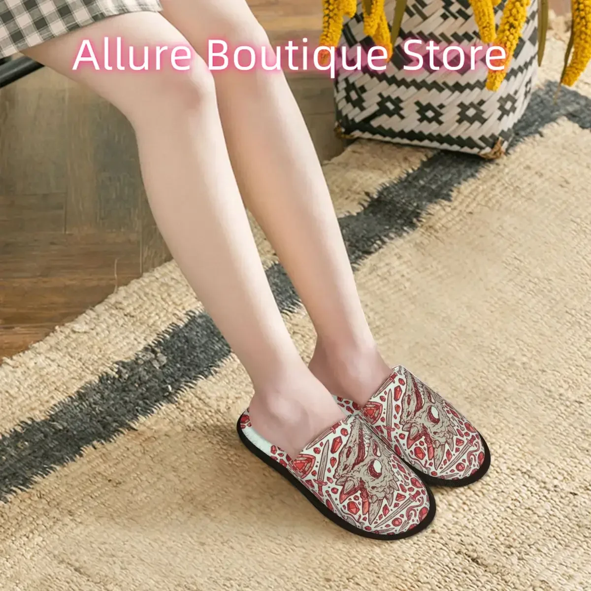 التنين الراحة جرجر مع النعال رغوة الذاكرة النساء أحذية منزل الفندق