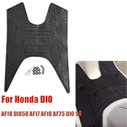 Motorcycle Foot Rest Rubber Foot Pads Pedal Pad Modified Mat For Honda DIO AF18 DIO50 AF17 AF18 AF25 Heel Foot Mat Anti Slip