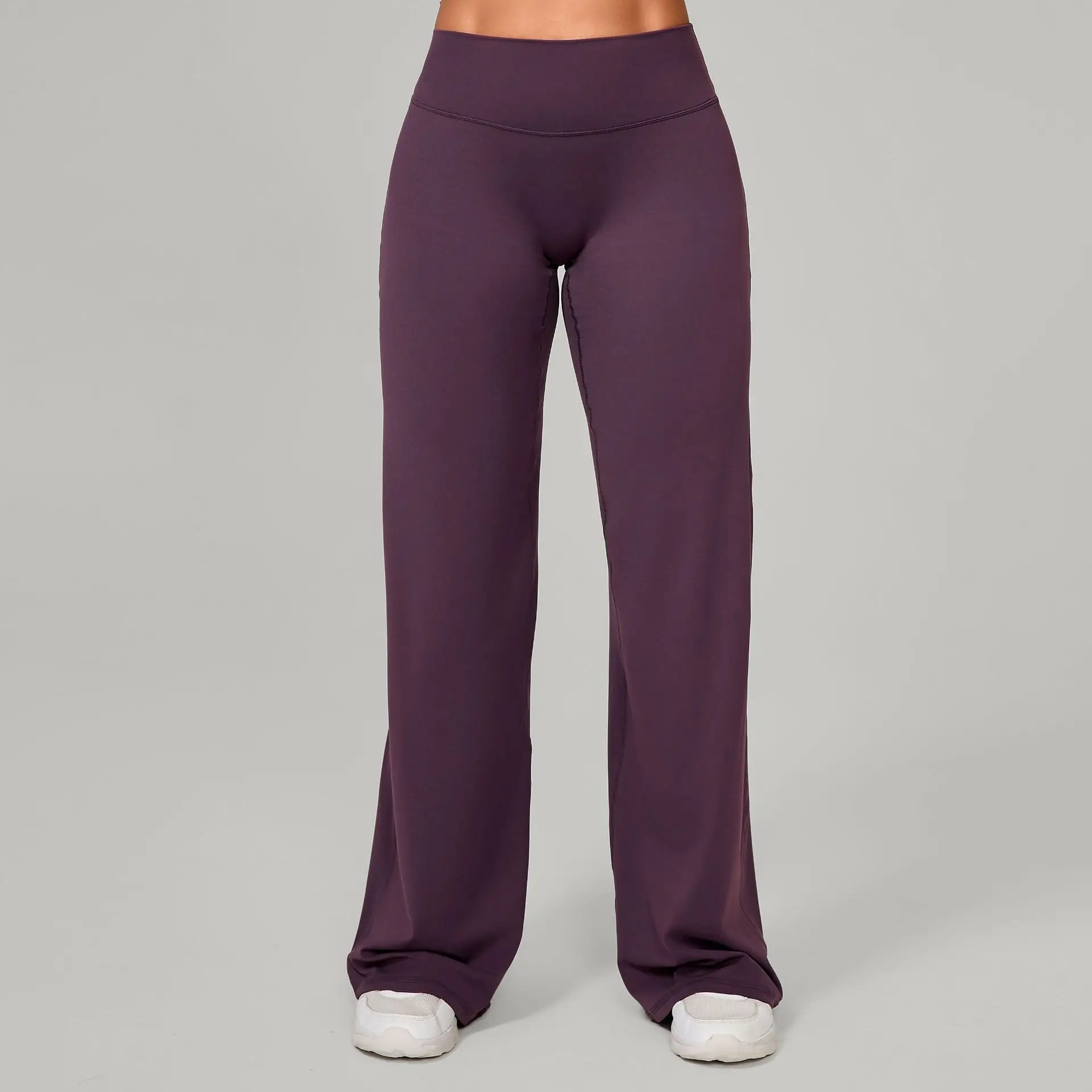 Autumn Women Sports Bell-bottoms High Waist Yoga Flare Pants Scrunch Workout Leggings Gym Trousers