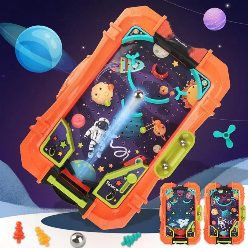 Pinball Game Interactive Tabletop Game Sling Marble Toy Fun Party Game For Prize Competition Kid Interactive Educational Toys