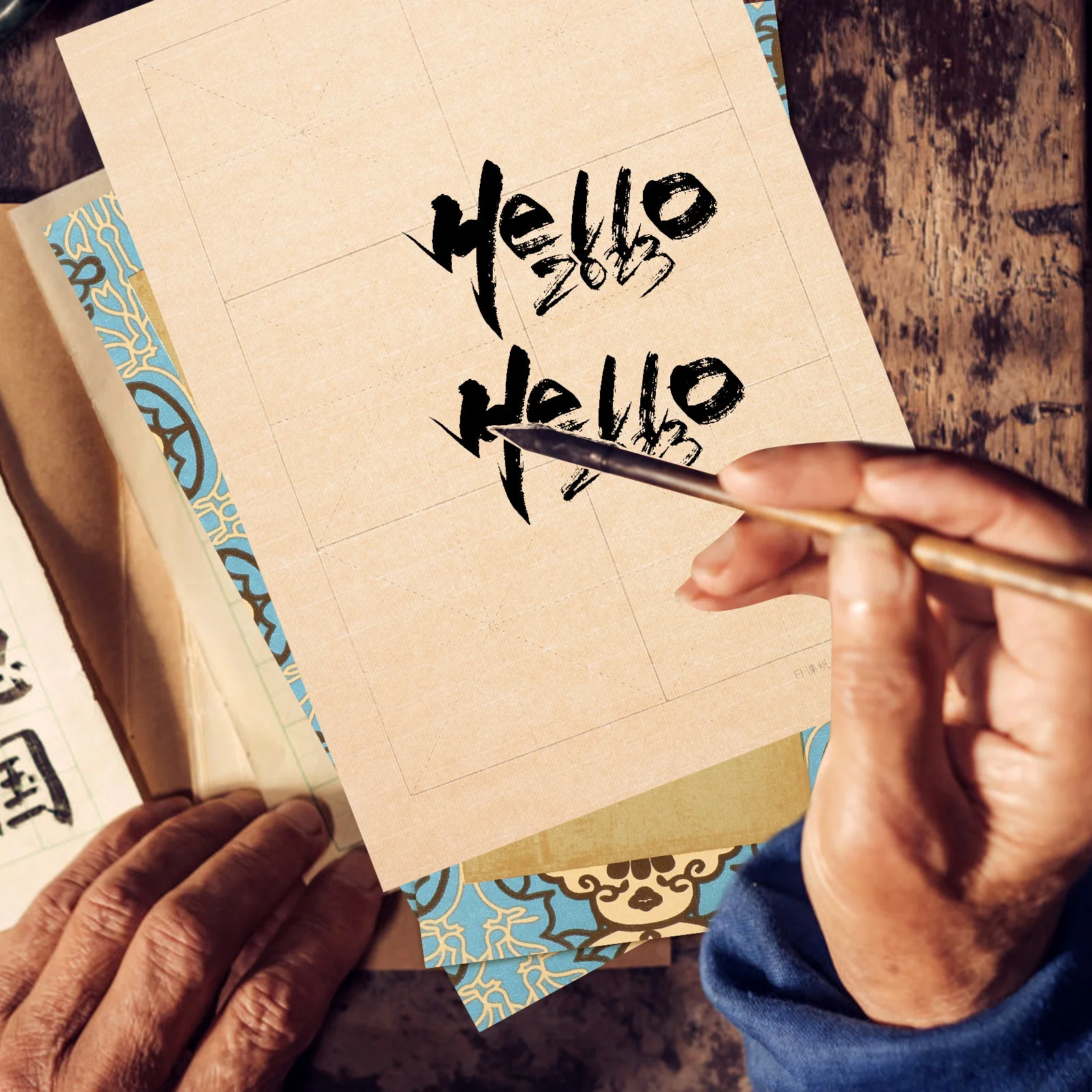 

Rice For Calligraphy Practice Xuan Thickened Writing Sheets Chinese Art Paper Calligraphy Supply Practice Paper