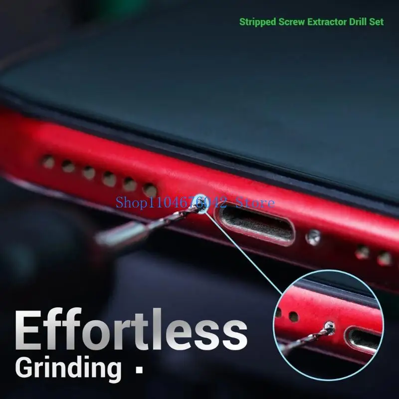 5asd Heavy Duty Carbides Screw Extractors With Double Drill Bit Electronics Repair Tool For Easy Extraction