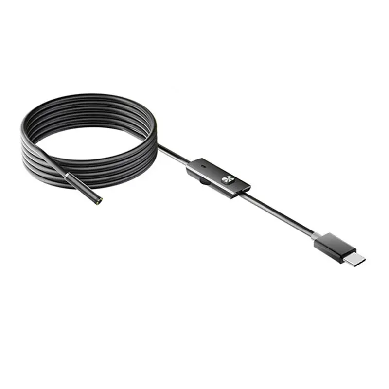 

B24B Inspection Camera IP67 Waterproof TYPE-C Endoscope OTG 7.0Mm Borescope With 6 LED Light For Android For Car Engine Check