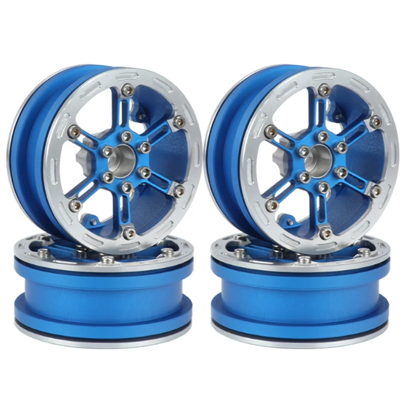 

56G Light Weight 2.2 Metal Beadlock Wheel Rim Hub For 1/10 RC Crawler Car Axial SCX10 Wraith Capra RR10 Traxxas TRX4