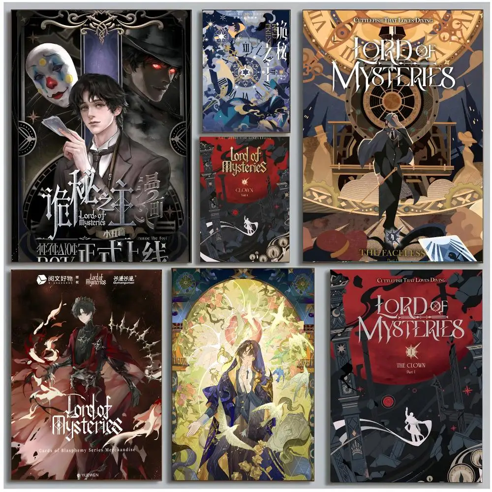 novel fantasy webnovel L-Lord of Mysteries Poster Modern Wall Art Bedroom Living Room Print Unframed