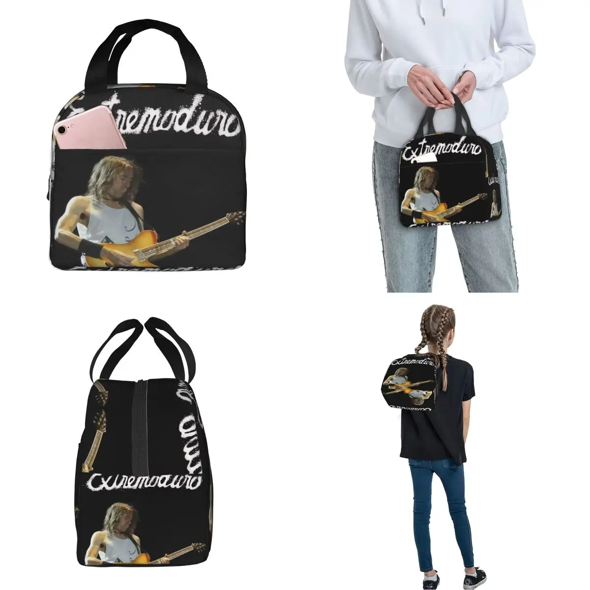 Boîte à déjeuner Extremoduro Rock Band, accessoires de tournée, conteneur à déjeuner, refroidisseur décontracté, boîte à Bento thermique pour le bureau