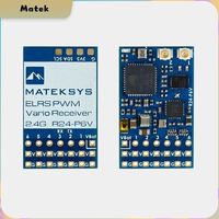 MATEK MATEKSYS R24-P6V EXPRESSLRS 2.4GHZ PWM VARIO Receiver 2.4GHz ISM 22.5dbm (180mW) for RC FPV Drone