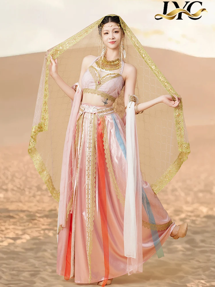 Dunhuang Feitian Dance Costume Western Princess Ancient Style Exotic Indian Desert Dance Outfit