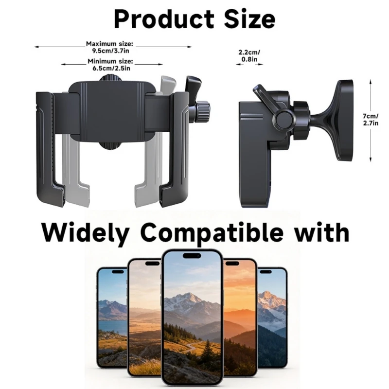 Mount Bracket for Most Rotating Stand Holder for GYM Metal Surfaces