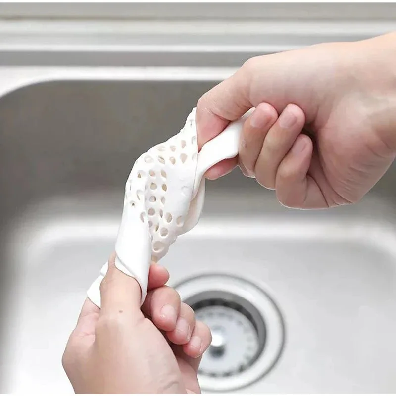 1-20Pcs Hair Filter Sink Drain Strainer Anti-Blocking Floor Drain Stopper Silicone Kitchen Bathtub Deodorant Plug Bathroom
