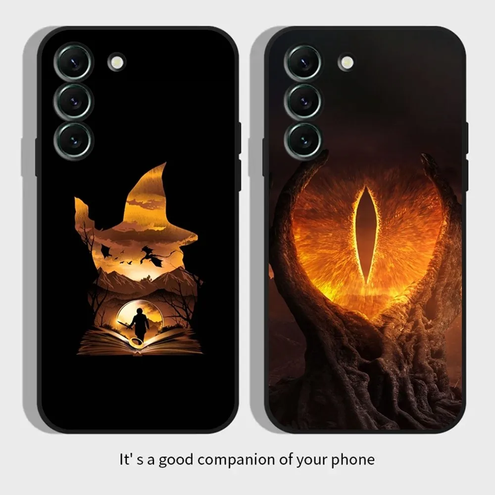 The L-Lord Movie Of the R-Rings Phone Case for SamsungS24,S23,S22,S21,S20 Ultra Pro S10,S30Plus,20 Ultra Black Cover