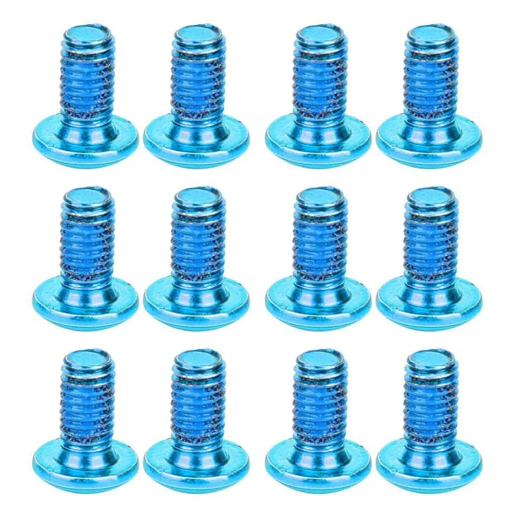 

12Pcs Bicycle Screw Titanium Steel Corrosion-Resistant Brake Fixing Screws for Road Touring Hybrid E-Bike Screw
