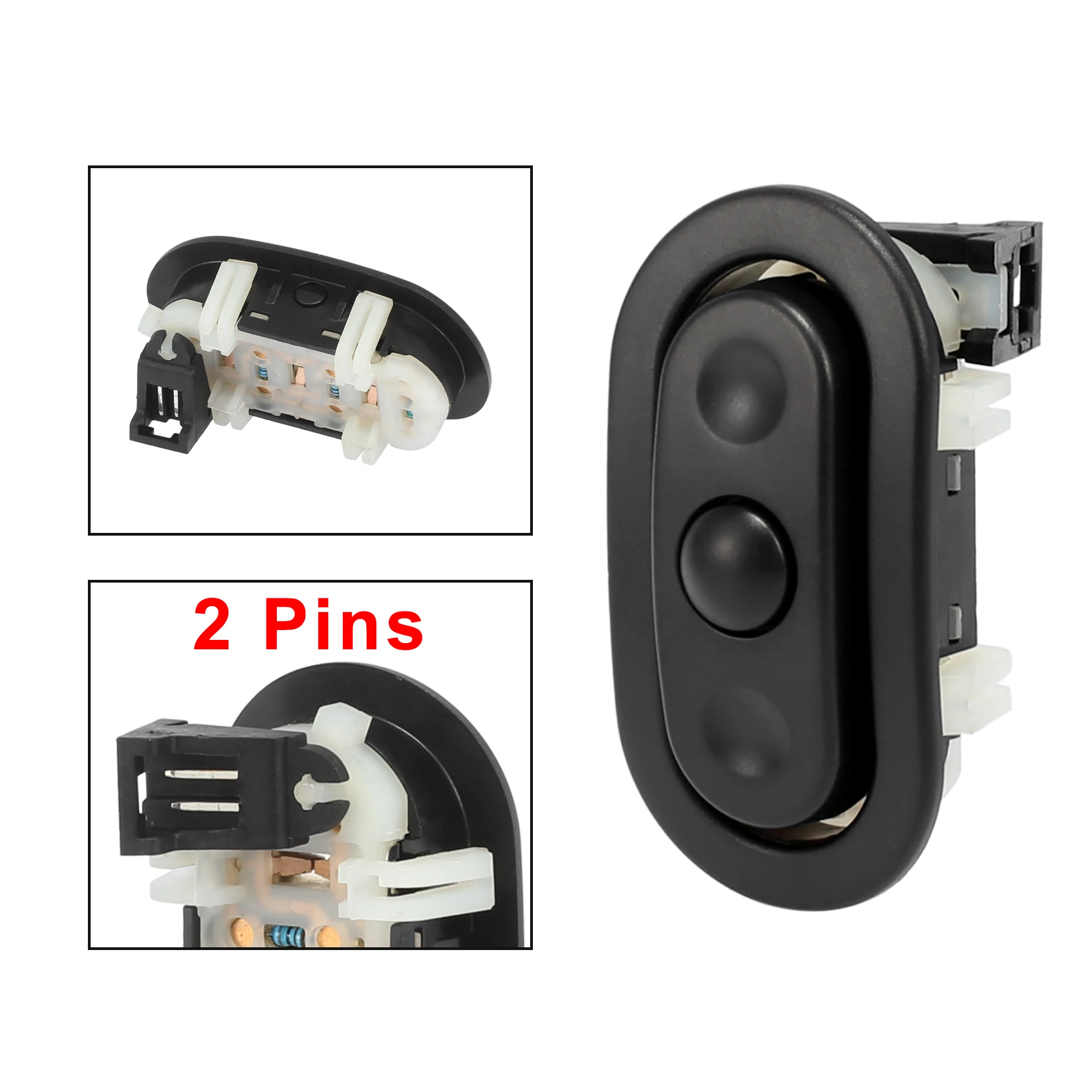 X Autohaux Pair Radio Control Steering Wheel Switches Replacement for Chrysler for Jeep for Dodge for Ram 04685729AB 04685728AB