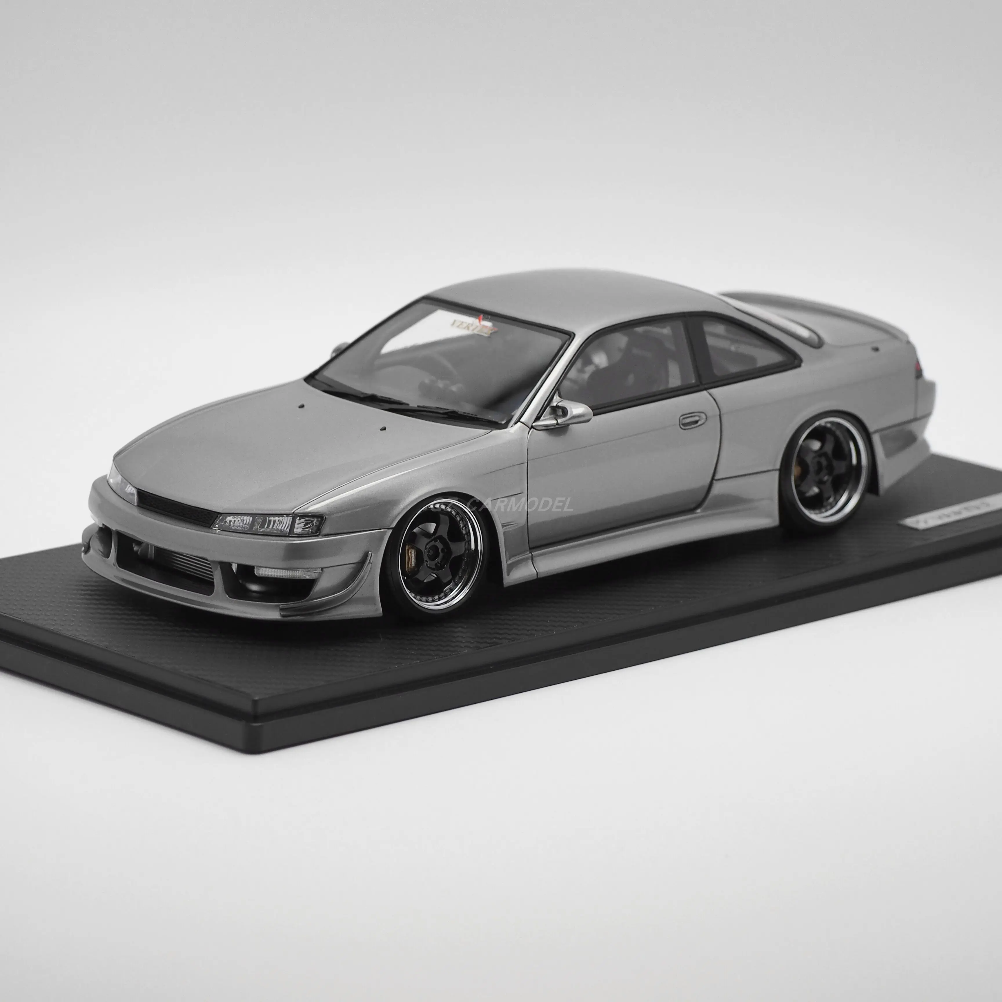 

Масштабная модель автомобиля IG 1:18 VERTEX S14 Silvia Gun Metallic IG3088, лимитированная серия, из смолы и металла, статическая, подарок