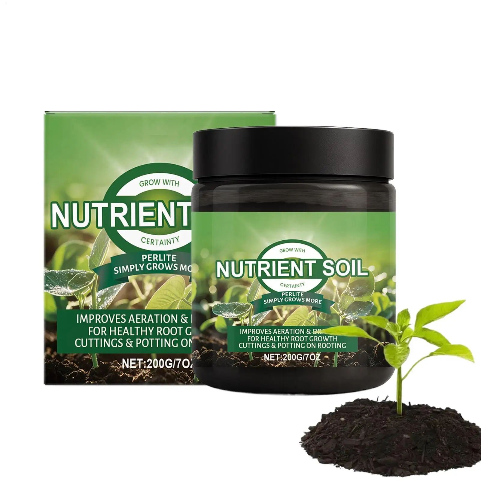 200G Soil Activator Promotes Root Growth Garden Soil Conditioner for Garden Yard Backyard Farm Courtyard Balconies Terraces