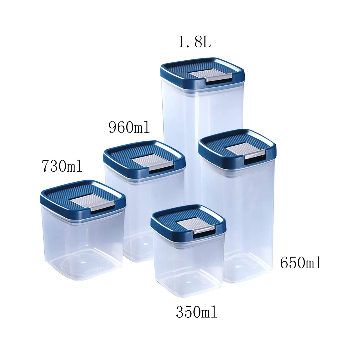 

Grain nut noodles multigrain kitchen fresh food storage jar refrigerator storage box plastic transparent sealed cans