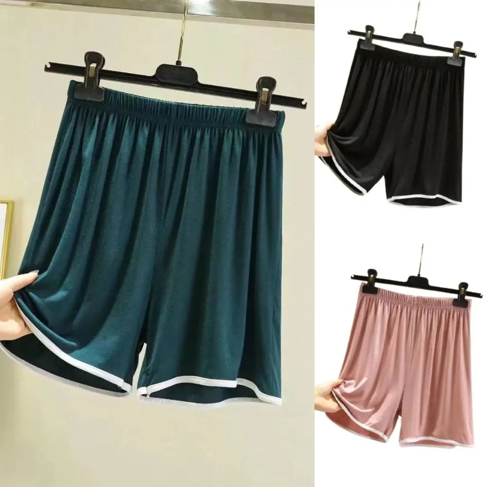 

Simple Style Thin Women Pajama Shorts Loose Comfy Modal Sleep Shorts Solid Color Lightweight Home Bottoms Pants Summer