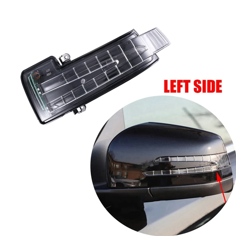 1Pair Rearview Mirror Lamp LED Turn Signal Light For Mercedes Benz GL GLE GLS ML X164 W164 W166 A1668200121 A1668200221