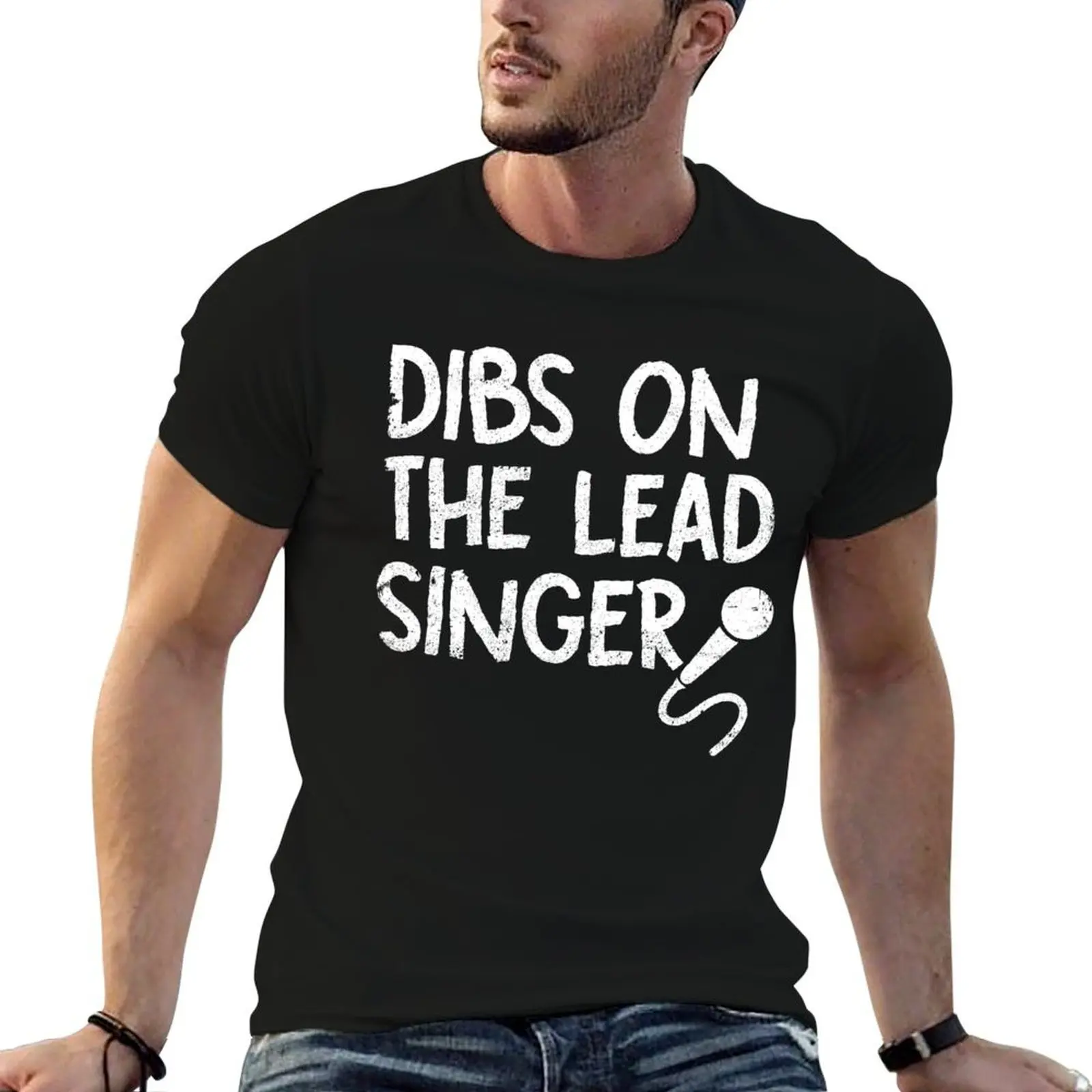 

Dibs on the Lead Singer Fun T Shirt T-Shirt t shirts for man slim fit t shirt man luxury T-Shirt