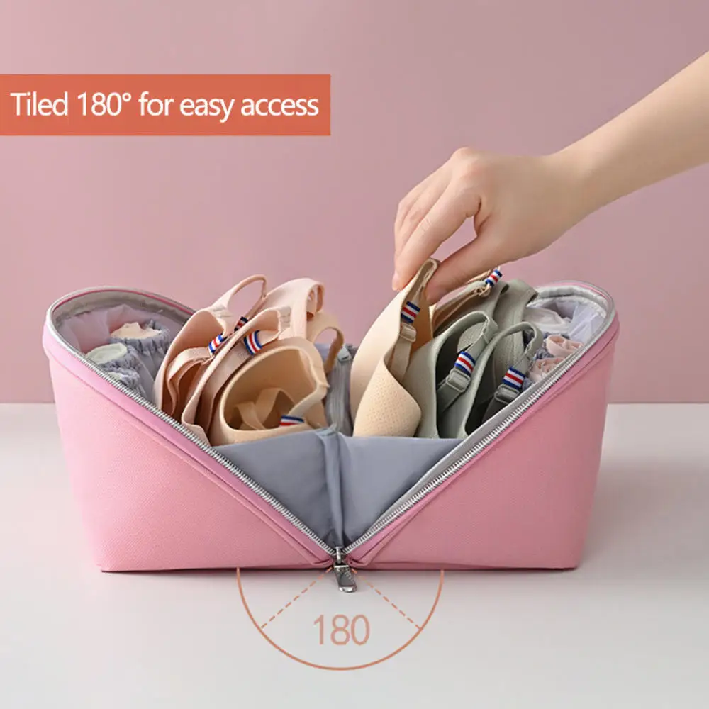 Women Underwear Storage Bag Multifunctional Clothes Bra Socks Divider Organizer Pouch Portable Travel Cosmetic Stuff Washing Bag