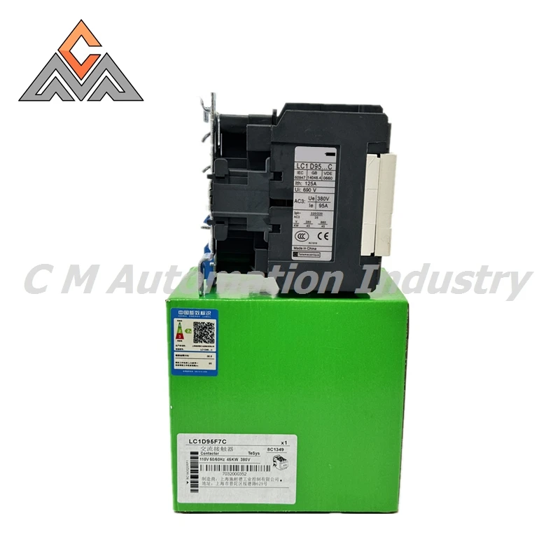Imagem -06 - Contator Original Brandnew Lc1d95f7c Lc1d40a Lc1d50a Lc1d65a Lc1d80 Lc1d95 Lc1d115 Lc1d150 Lc1d170 Lc1d205 Lc1d245