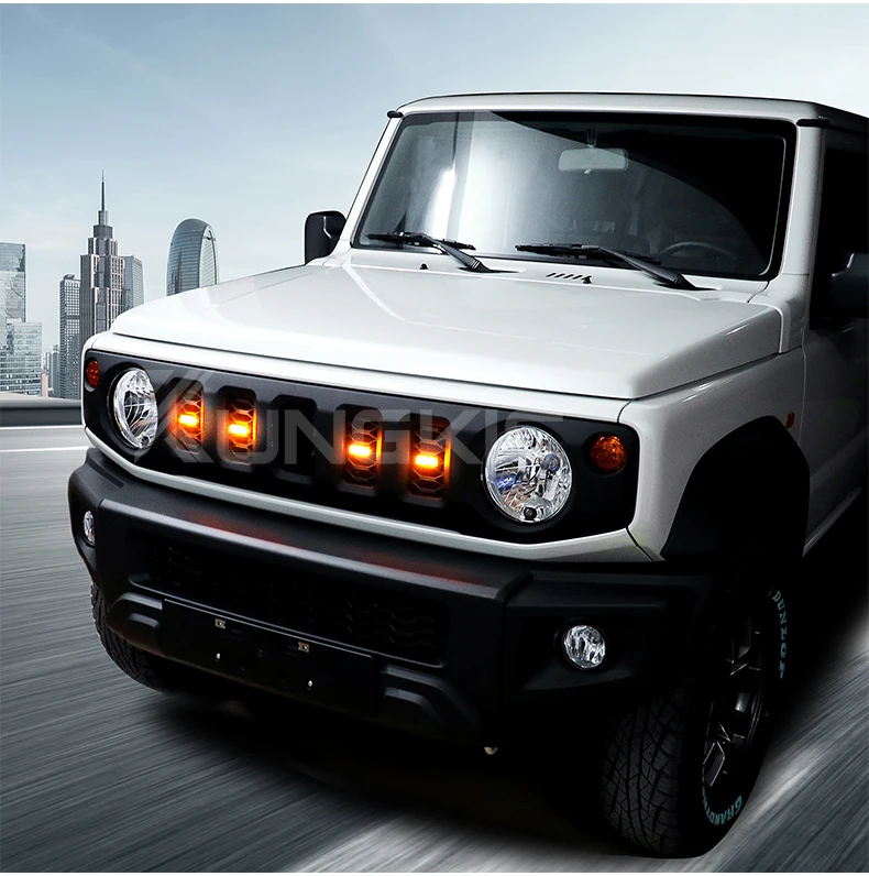 Für 2019 2020 2021 2022 2023 2024 2025 2026 Suzuki Jimny JB64 JB74 Auto LED Frontgrill-Leuchten Externe Grill-Lampen – Detail 11