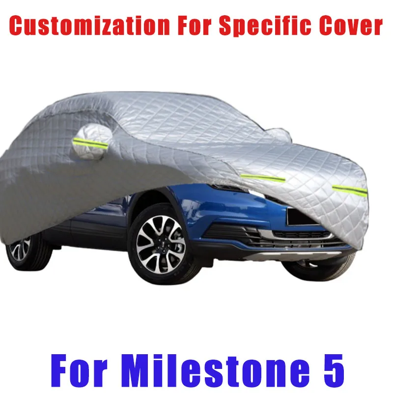 

For Milestone 5 Hail prevention cover auto rain protection, scratch protection, paint peeling protection, car Snow prevention