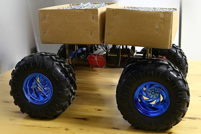 5Kg Load RC Tank Off Road 130mm Wheel Robot Car Big Chassis For Arduino Raspberry Pi Robot DIY Kit with Motor Programmable Robot