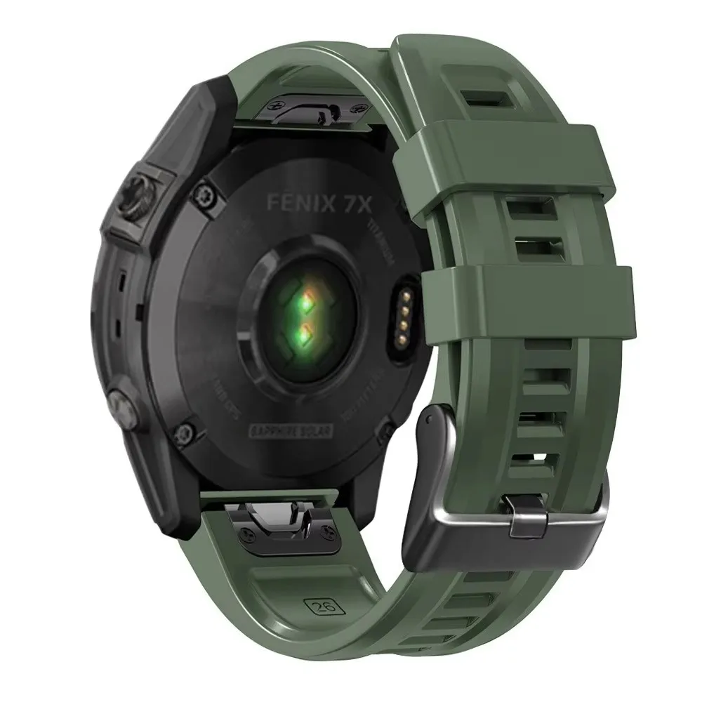 

26mm 22mm Wristband Bracelet Quickfit Silicone Band for Garmin Fenix 8 E Fenix 7 7X 6 5X Tactix 7 Pro Watch Strap Garmin Fenix 8