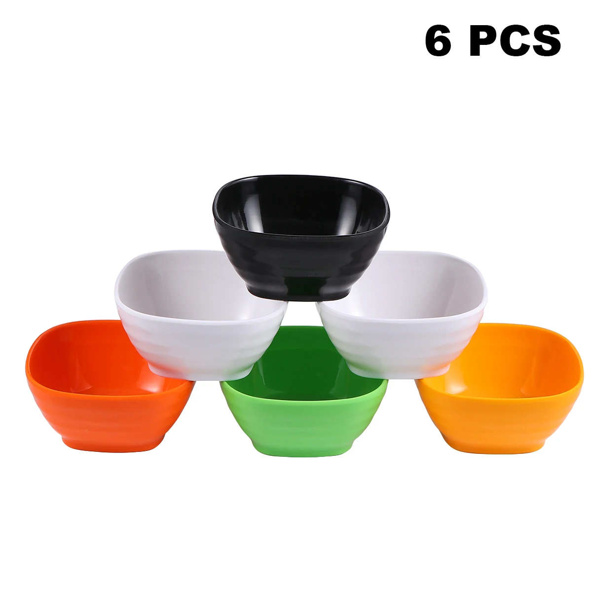 

Snack Bowl Multifunctional Cute Small Melamine Bowls Fruit Square Shaped Salad Dessert Automatic