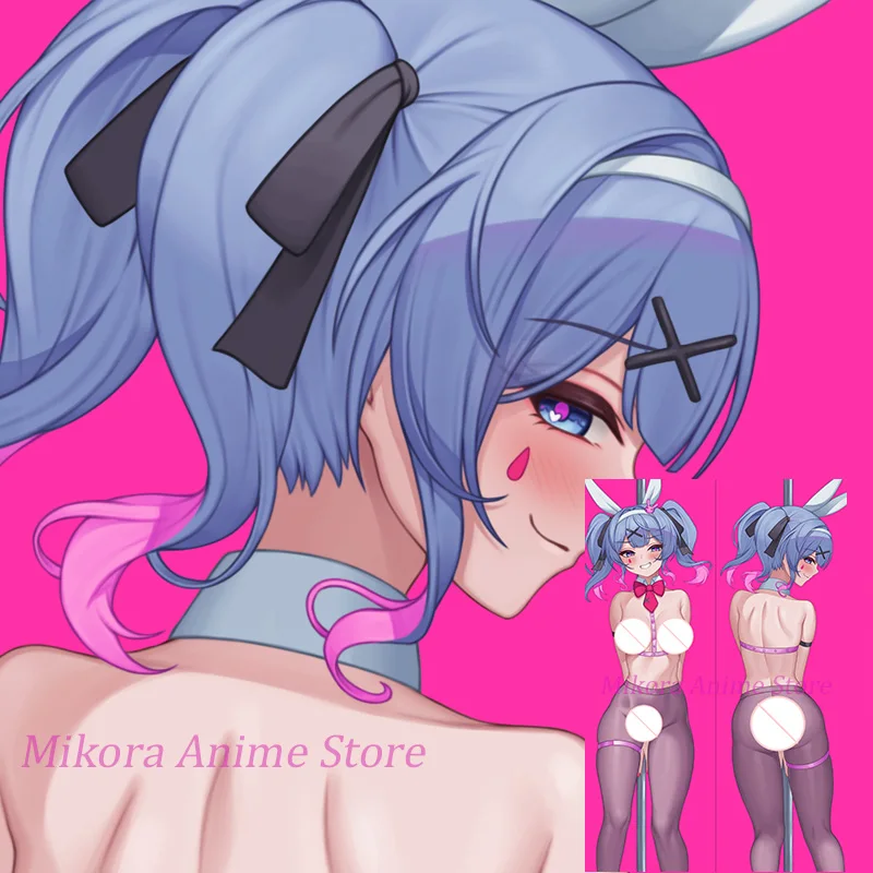 

Чехол для подушки Dakimakura с кроличьими отверстиями и двусторонним принтом в натуральную величину, наволочка в стиле аниме