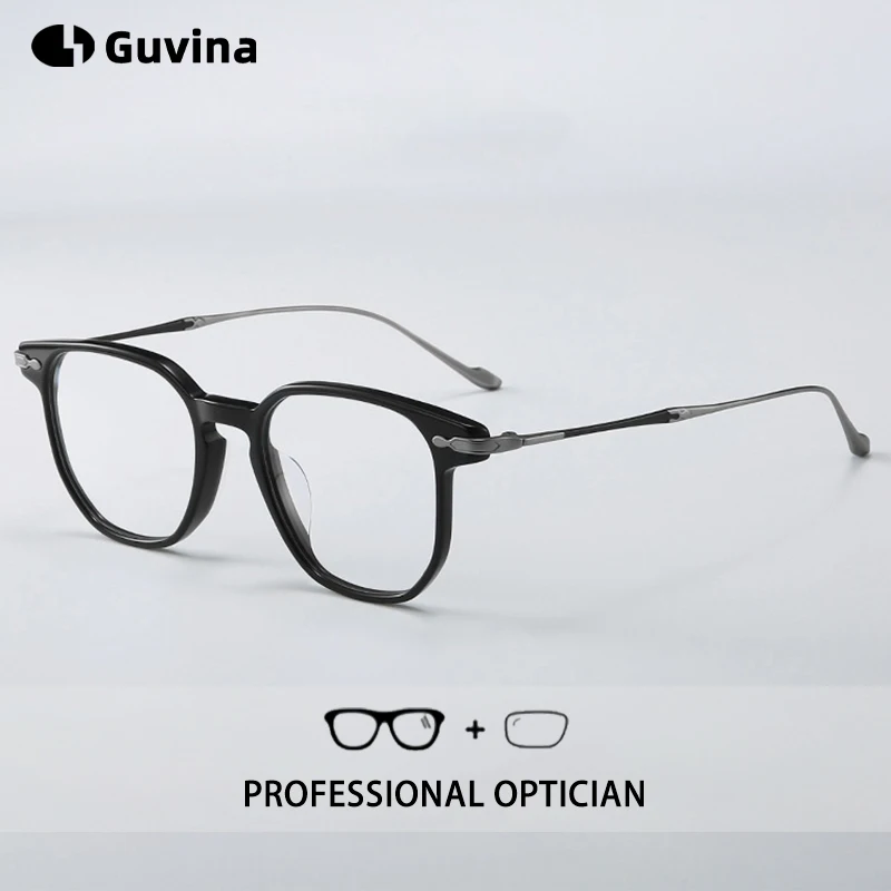 pure-titanium-italian-acetate-frames-can-be-matched-with-high-myopia-blue-light-filter-photochromic-custom-prescription-eyewear