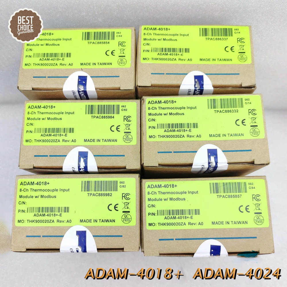 ADAM-4018+ For Advantech ADAM-4024 Analog Thermocouple Temperature Measurement 485 Data Acquisition Module