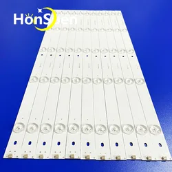 11pcs LED strip 5leds For Hisense 50'' TV SVH500A24 HD500DF-B53 HD500DF-B54 RSAG7.820.6660 50H5GB 50H5C 50H4C 50H5B 50H5 50H4CA