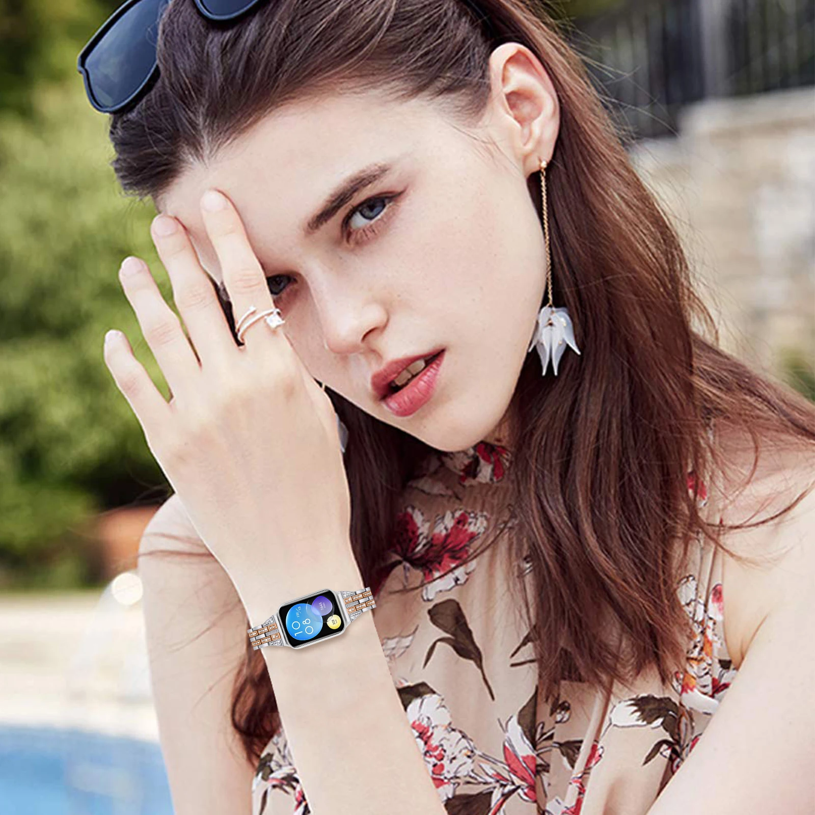 Металлический браслет с бриллиантами для Xiaomi Mi Band 8 Pro/Pro9, сменный браслет для умных часов Redmi watch 4 5, аксессуары для браслетов